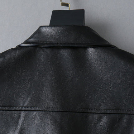 LV SHIRT JACKET IN BLACK SMOOTH LAMBSKIN 238977