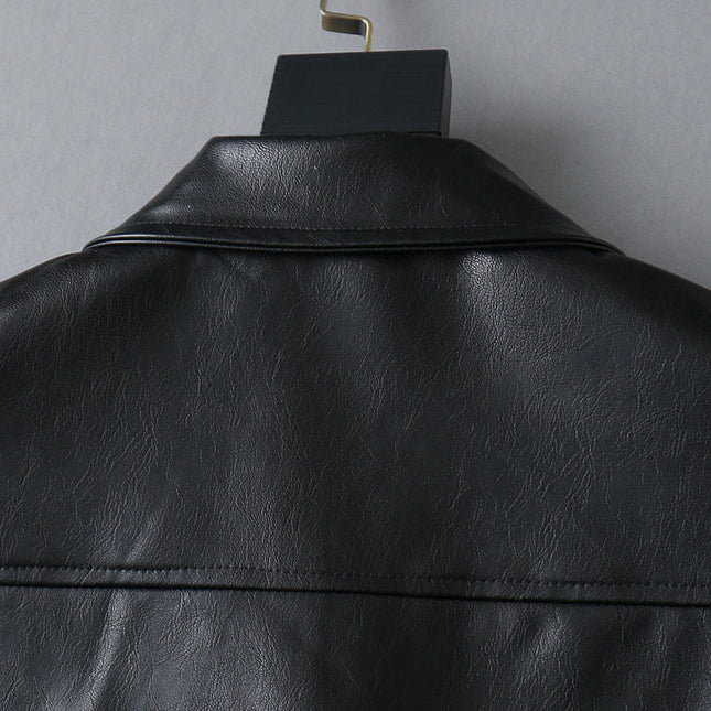 LV SHIRT JACKET IN BLACK SMOOTH LAMBSKIN 238977