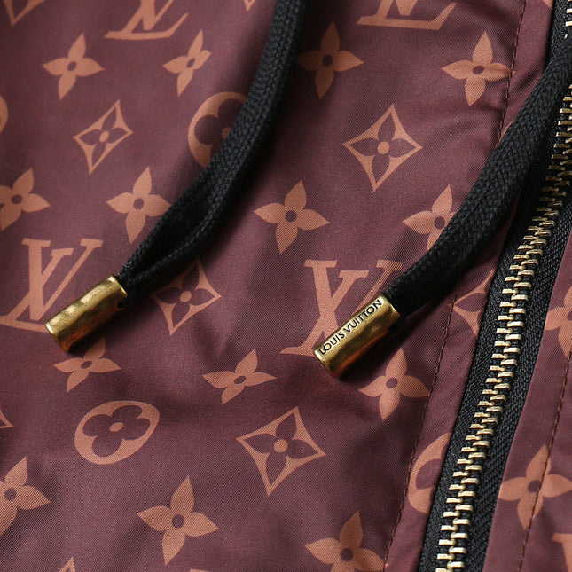 LV HOODED JACKET CONGO BROWN 238978