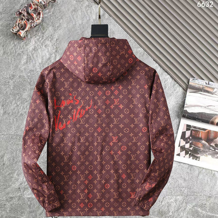 LV HOODED JACKET CONGO BROWN 238978
