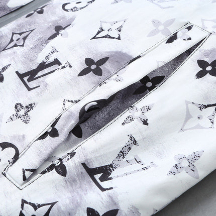 LV DOUBLE-SIDED JACKET BLACK AND WHITE 238980