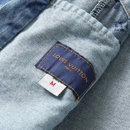 LV LIGHT BLUE MONOGRAM DENIM SHIRT JACKET 238981