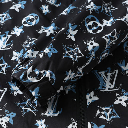 LV HOODED JACKET BLACK MONOGRAM 238982