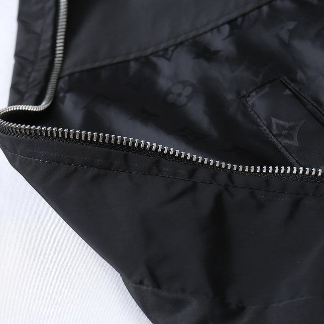 LV HOODED JACKET BLACK 238987