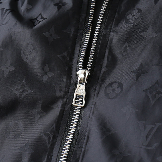 LV HOODED JACKET BLACK 238987