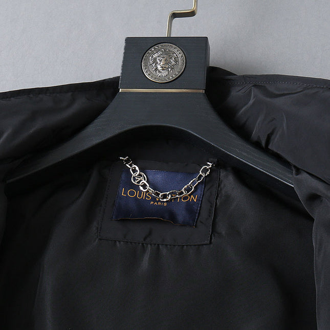 LV HOODED JACKET BLACK 238987