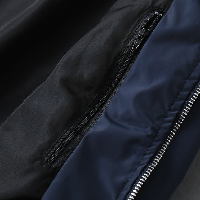 LV NAVY BLUE MONOGRAM HOODED JACKET 238985