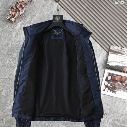 LV NAVY BLUE MONOGRAM HOODED JACKET 238985