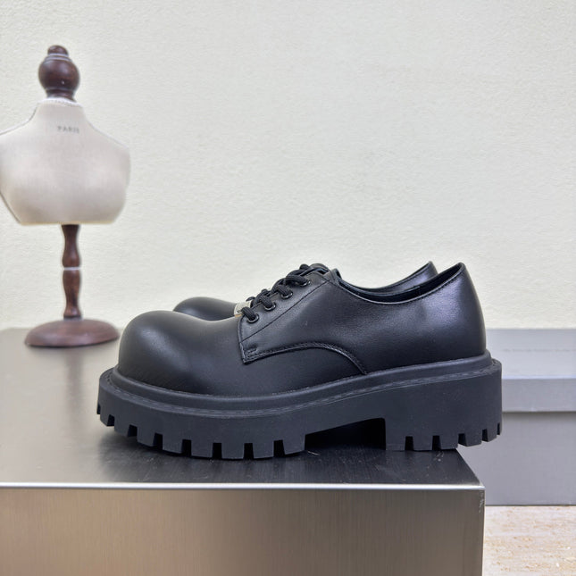 STOMPER DERBY IN BLACK SOFT LAMBSKIN