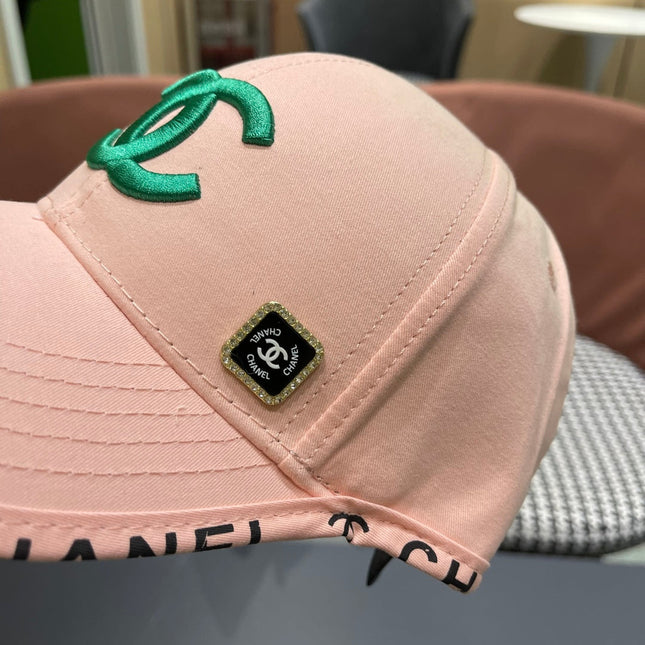 BASEBALL HAT PINK WITH LETTERING TRIM 672536