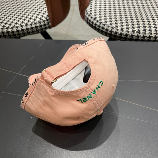 BASEBALL HAT PINK WITH LETTERING TRIM 672536