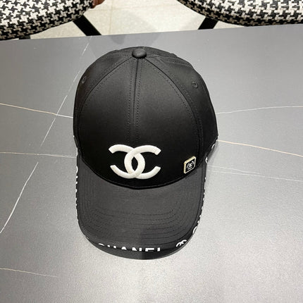 BASEBALL HAT BLACK WITH LETTERING TRIM 672538