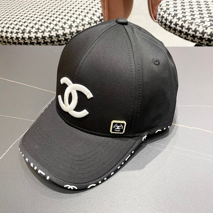 BASEBALL HAT BLACK WITH LETTERING TRIM 672538