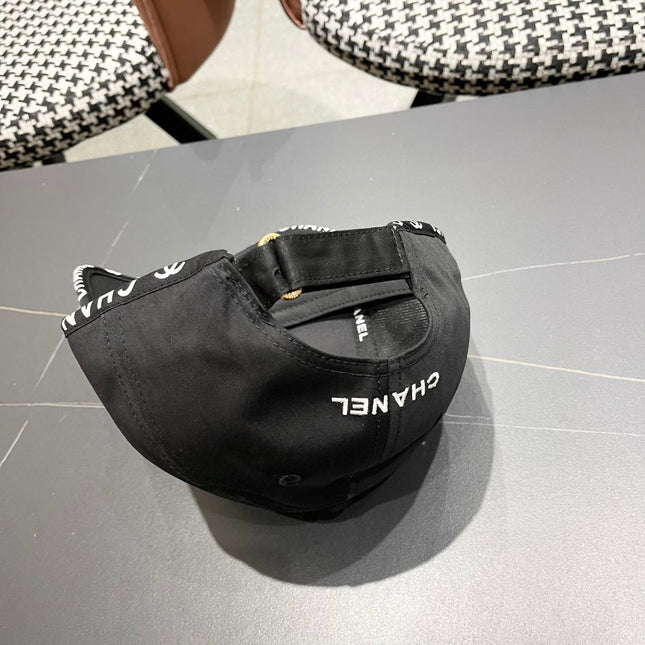 BASEBALL HAT BLACK WITH LETTERING TRIM 672538