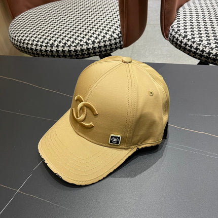 BASEBALL HAT YELLOW WITH LETTERING TRIM 672539