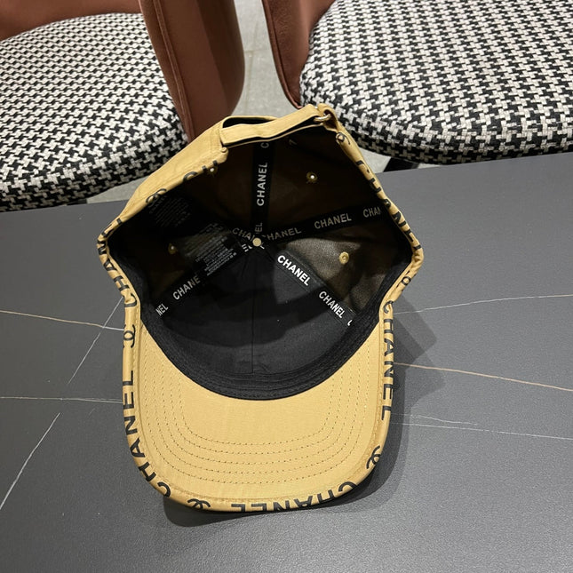 BASEBALL HAT YELLOW WITH LETTERING TRIM 672539