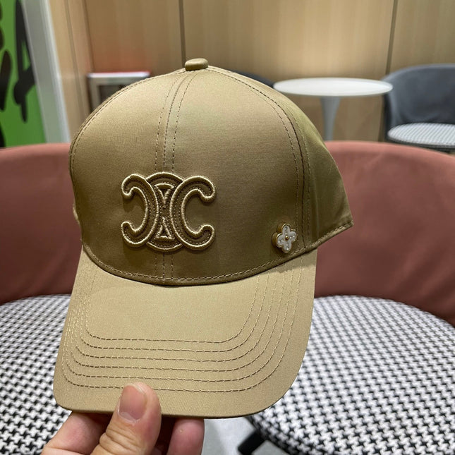 BASEBALL CAP MODEL 650285 IN GOLD FABRIC