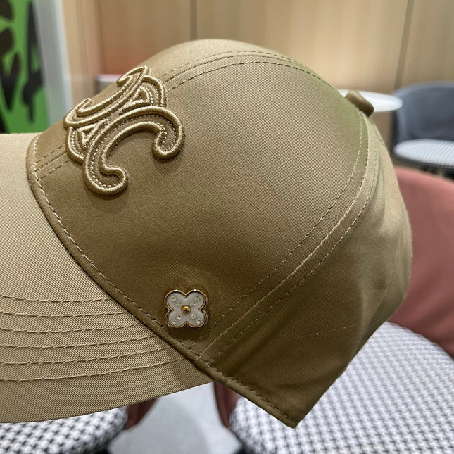 BASEBALL CAP MODEL 650285 IN GOLD FABRIC