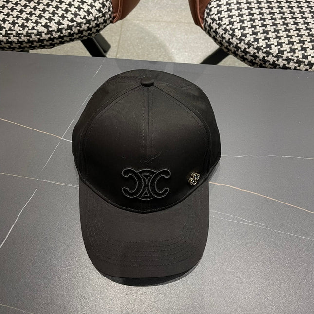 BASEBALL CAP MODEL 650287 IN BLACK FABRIC