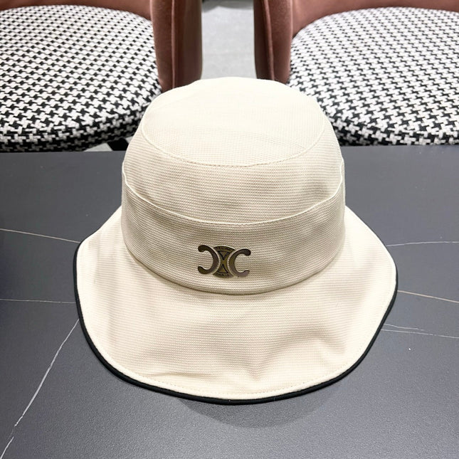BUCKET HAT MODEL 650289 IN WHITE FABRIC