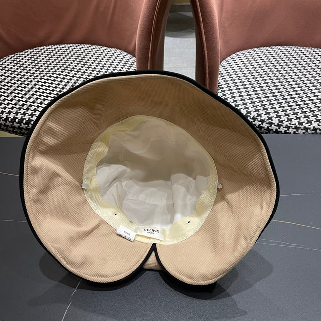 BUCKET HAT MODEL 650291 IN DARK BEIGE FABRIC