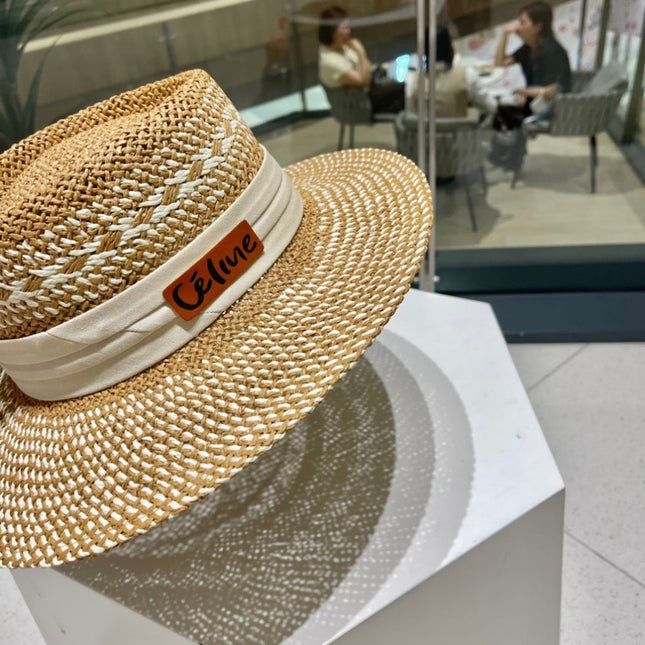 WIDE BRIM HAT MODEL 652047 IN WOVEN STRAW