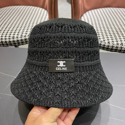 BUCKET HAT MODEL 651870 IN BLACK CROCHET