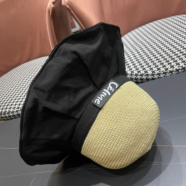 WIDE BRIM HAT MODEL 651949 IN BLACK MESH FABRIC