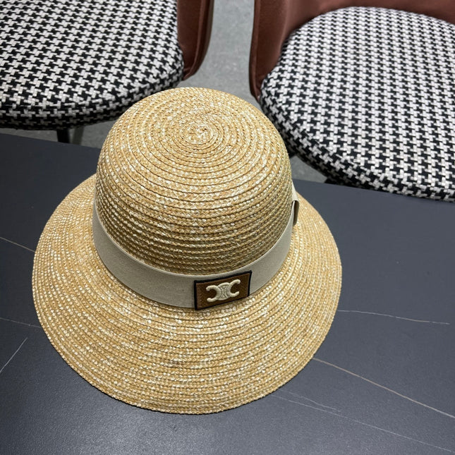 BUKET HAT MODEL 653603 IN NATURAL RAFFIA STRAW