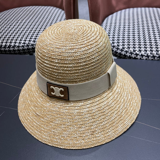 BUKET HAT MODEL 653603 IN NATURAL RAFFIA STRAW