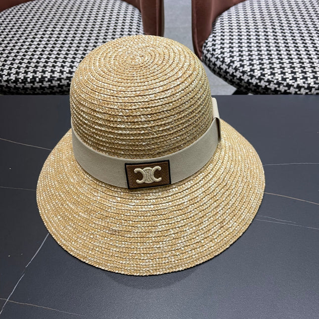 BUKET HAT MODEL 653603 IN NATURAL RAFFIA STRAW