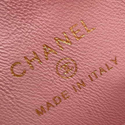 CHANEL 25S KELLY 18 CM IN LIGHT PINK LAMBSKIN