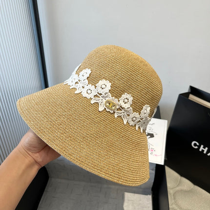 WIDE BRIM HAT MODEL 652030 IN WOVEN STRAW