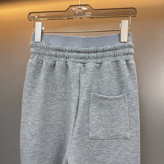 MIUMIU FLEECE TOP AND FLARED PANTS SET STYLE 216