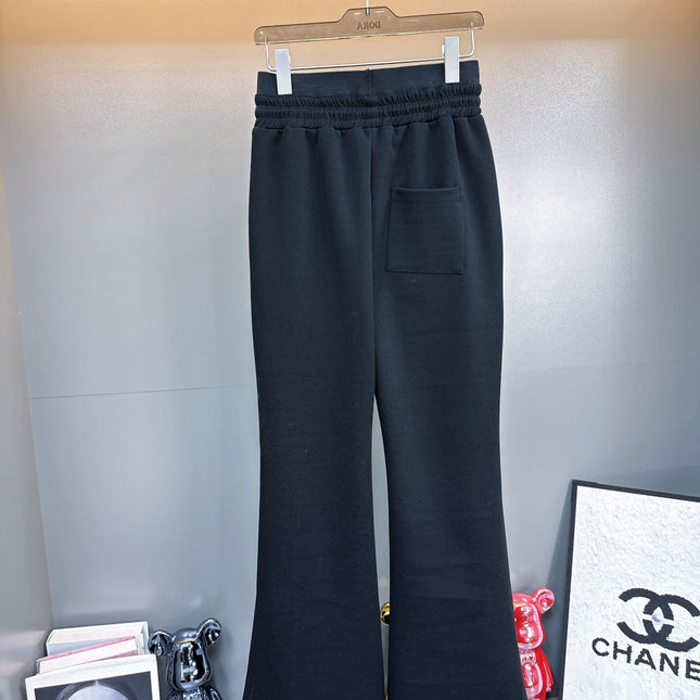 MIUMIU FLEECE TOP AND FLARED PANTS SET STYLE 217