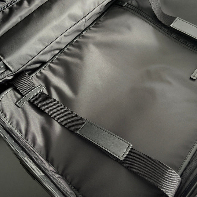 BOTTEGA VENETA 25S ODYSSEY CABIN 3D INTRECCIO PATTERN LUGGAGE 55 IN BLACK CALFSKIN