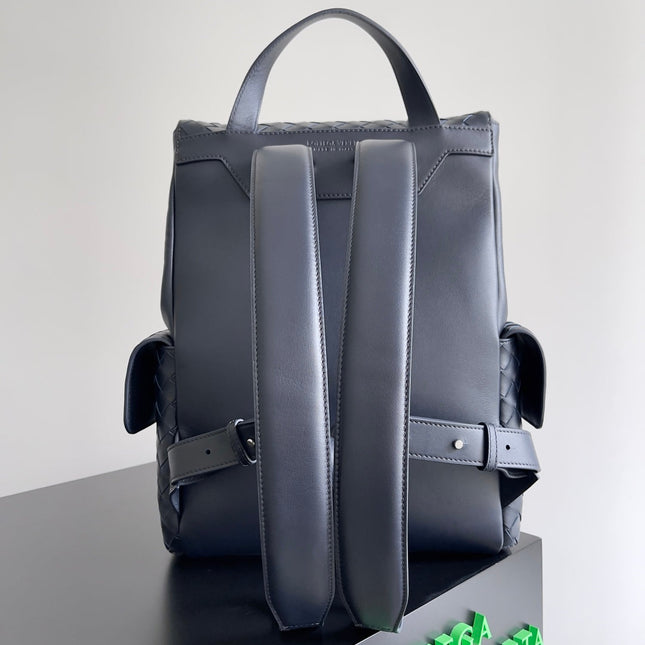 BACK TO SCHOOL BACKPACK 39 IN MIDNIGHT BLUE LAMBSKIN