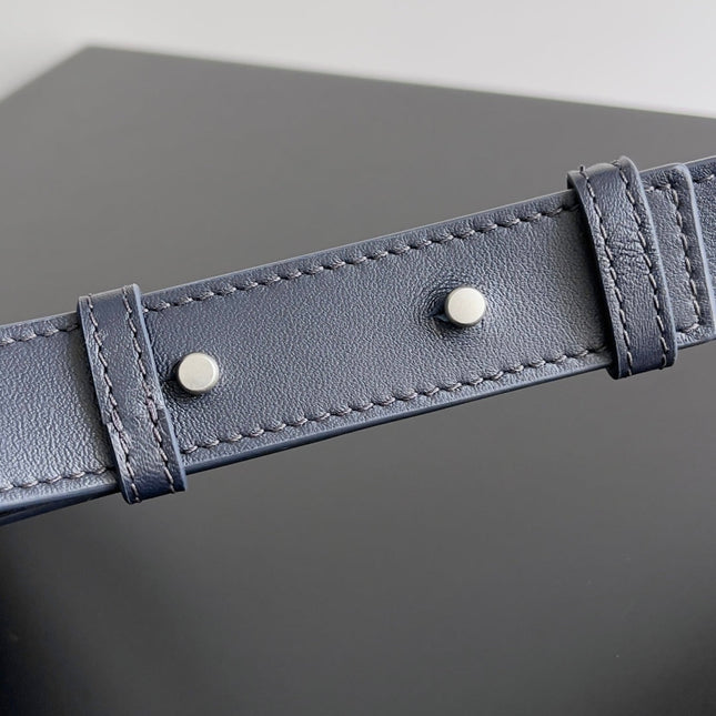 BACK TO SCHOOL BACKPACK 39 IN MIDNIGHT BLUE LAMBSKIN