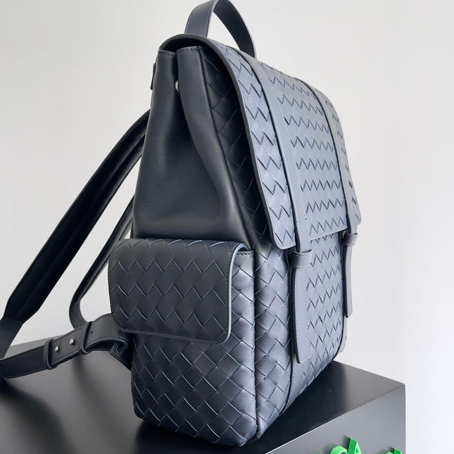 BACK TO SCHOOL BACKPACK 39 IN MIDNIGHT BLUE LAMBSKIN