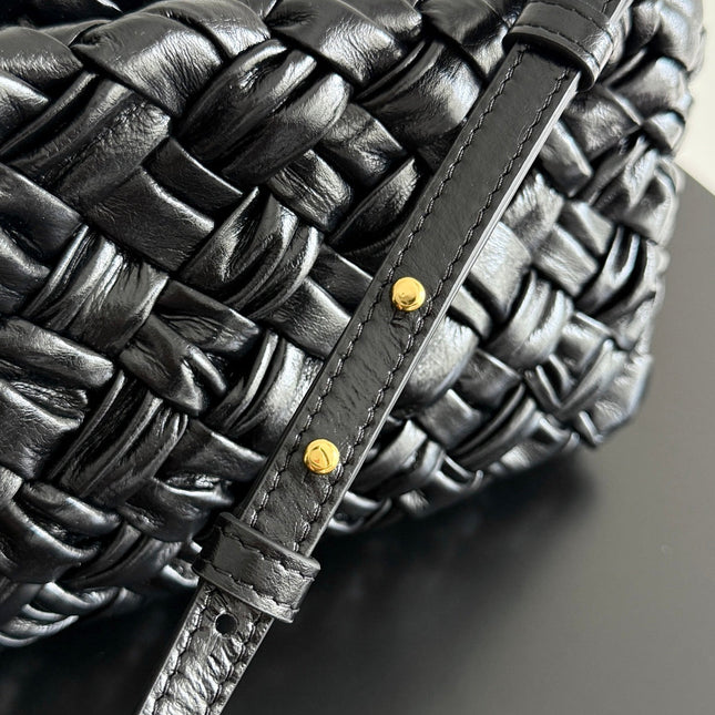KELIMERO CHA-CHA CLUTCH 28.5 IN BLACK LAMBSKIN