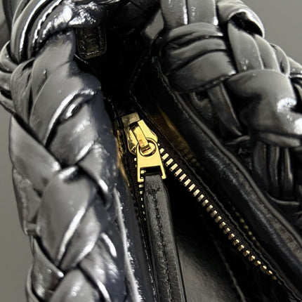KELIMERO CHA-CHA CLUTCH 28.5 IN BLACK LAMBSKIN