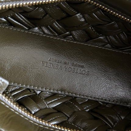 KELIMERO CHA-CHA CLUTCH 28.5 IN DARK GREEN LAMBSKIN