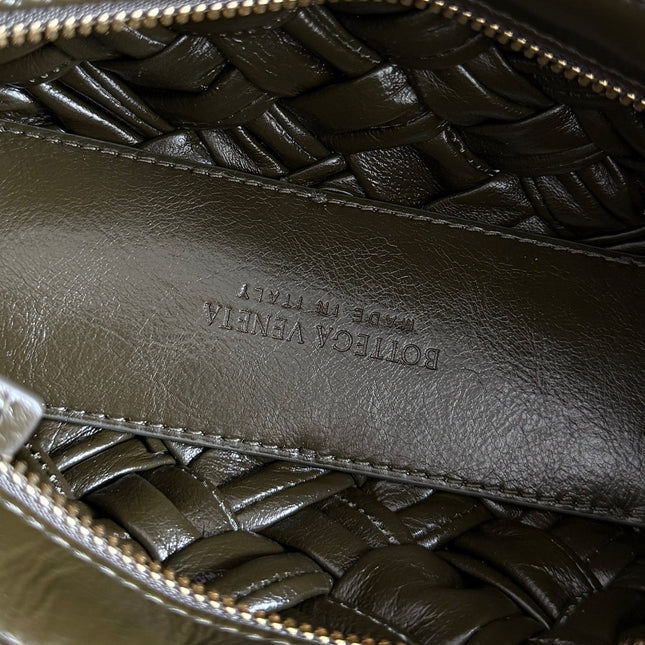 KELIMERO CHA-CHA CLUTCH 28.5 IN DARK GREEN LAMBSKIN