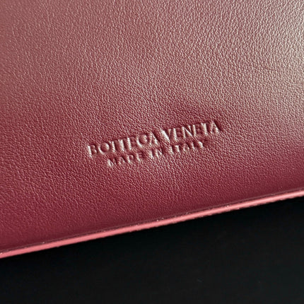 MEDIUM CIAO CIAO 34 IN BURGUNDY CALFSKIN