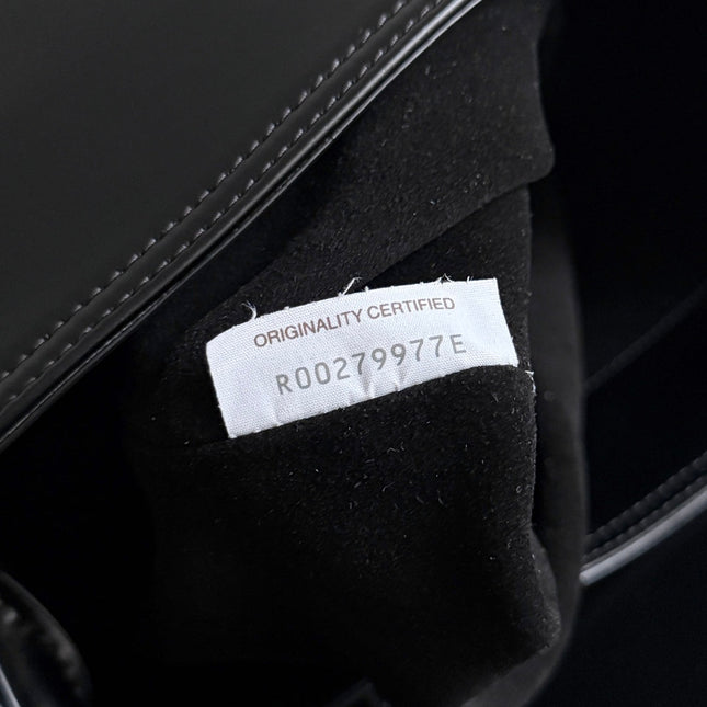 BOTTEGA VENETA 25S MEDIUM LIBERTA 22 IN BLACK CALFSKIN GOLD HARDWARE