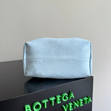 BOTTEGA VENETA 25S SMALL PINACOTECA REVERSIBLE BAG 24 IN IVORY CALFSKIN