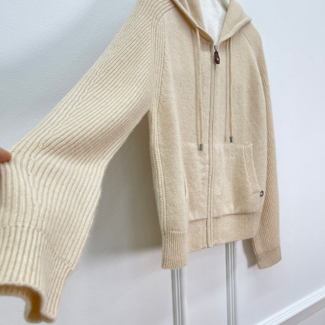 LP HOODED KNIT CARDIGAN STYLE 132