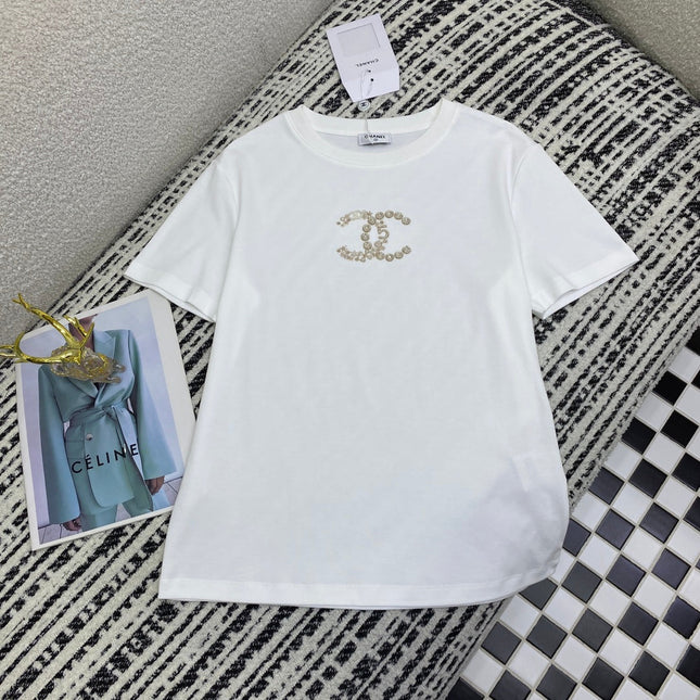 CC Round neck T- shirt mercerized cotton fabric
