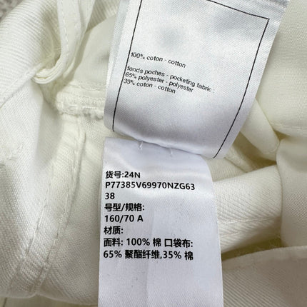 CC Pant White Cotton