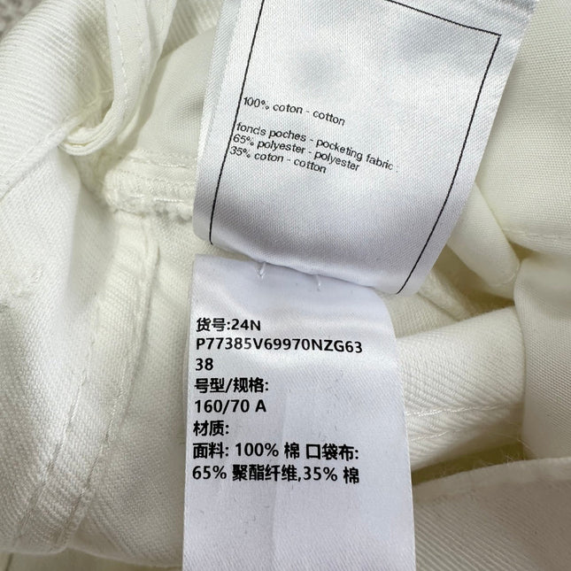 CC Pant White Cotton